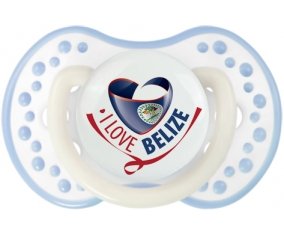 I Love Belize Sucete LOVI Dynamic Blanc-cyan classique