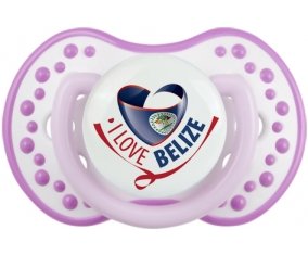I Love Belize Sucete LOVI Dynamic Blanc-mauve classique