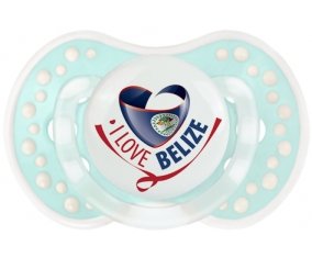 I Love Belize Sucete LOVI Dynamic Retro-turquoise-lagon classique