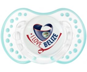 I Love Belize Sucete LOVI Dynamic Retro-blanc-lagon classique