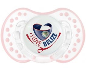 I Love Belize Sucete LOVI Dynamic Retro-blanc-rose-tendre classique