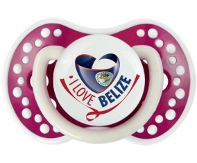 I Love Belize Sucete LOVI Dynamic Fuchsia phosphorescente