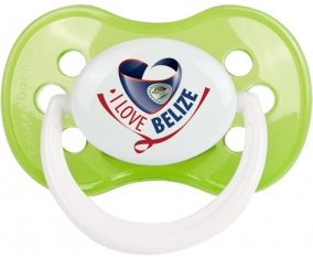 I Love Belize Sucete Anatomique Vert classique