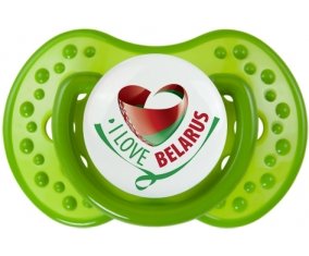 I Love Belarus Tétine LOVI Dynamic Vert classique