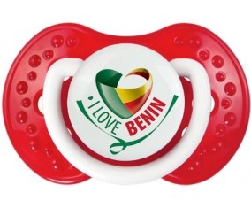 I Love Benin Sucette LOVI Dynamic Blanc-rouge classique