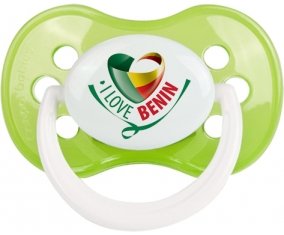 I Love Benin Tétine Anatomique Vert classique