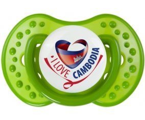 I Love Cambodia Sucette LOVI Dynamic Vert classique