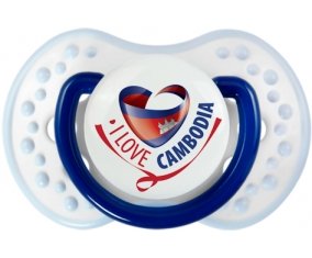I Love Cambodia Sucette LOVI Dynamic Marine-blanc-bleu classique
