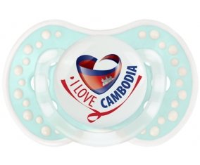 I Love Cambodia Sucette LOVI Dynamic Retro-turquoise-lagon classique