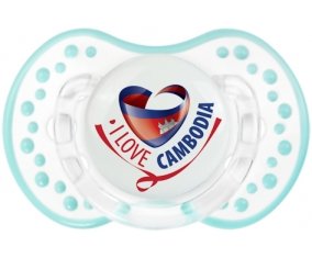 I Love Cambodia Sucette LOVI Dynamic Retro-blanc-lagon classique