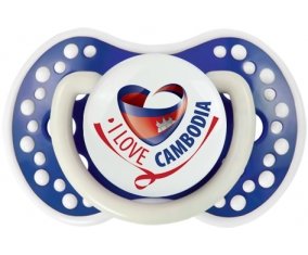 I Love Cambodia Sucette LOVI Dynamic Bleu-marine phosphorescente
