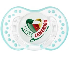 I Love Cameroon Sucete LOVI Dynamic Retro-blanc-lagon classique