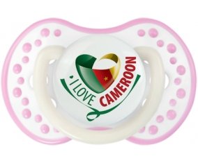 I Love Cameroon Sucete LOVI Dynamic Blanc-rose phosphorescente