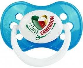 I Love Cameroon Sucete Anatomique Cyan classique