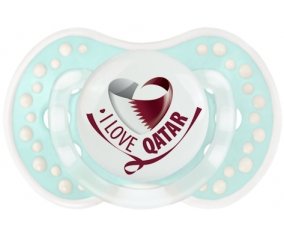 I Love Qatar Sucette LOVI Dynamic Retro-turquoise-lagon classique