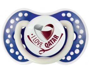 I Love Qatar Sucette LOVI Dynamic Bleu-marine phosphorescente