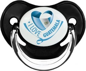 I Love Guatemala Sucette Physiologique Noir classique
