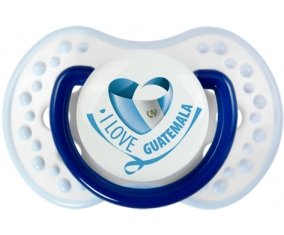 I Love Guatemala Sucette LOVI Dynamic Marine-blanc-bleu classique
