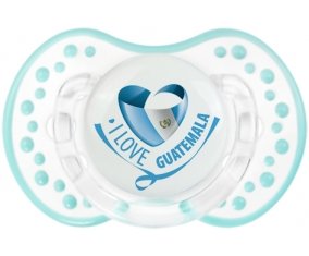I Love Guatemala Sucette LOVI Dynamic Retro-blanc-lagon classique