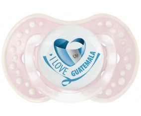 I Love Guatemala Sucette LOVI Dynamic Retro-rose-tendre classique
