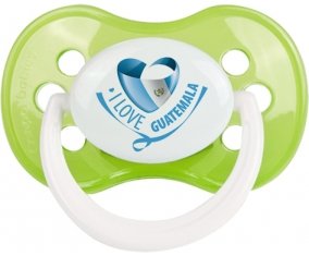 I Love Guatemala Sucette Anatomique Vert classique