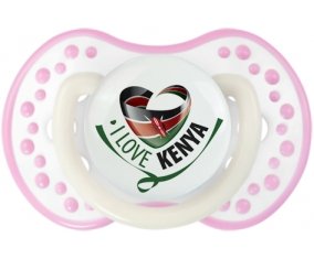 I Love Kenya Sucete LOVI Dynamic Blanc-rose phosphorescente