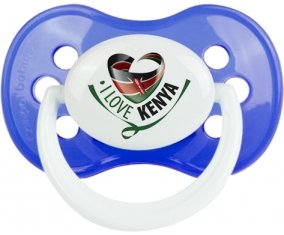 I Love Kenya Sucete Anatomique Bleu classique