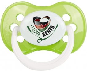 I Love Kenya Sucete Anatomique Vert classique