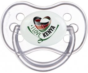 I Love Kenya Sucete Anatomique Transparente classique