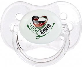 I Love Kenya Sucete Cerise Transparent classique