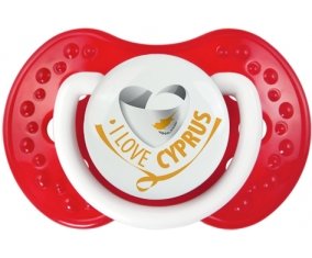 I Love Cyprus Tétine LOVI Dynamic Blanc-rouge classique