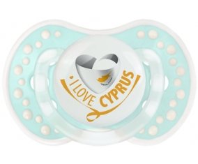 I Love Cyprus Tétine LOVI Dynamic Retro-turquoise-lagon classique