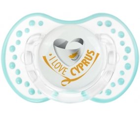 I Love Cyprus Tétine LOVI Dynamic Retro-blanc-lagon classique
