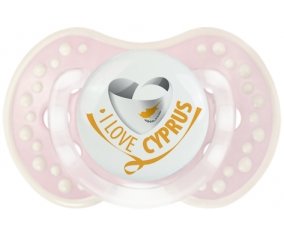 I Love Cyprus Tétine LOVI Dynamic Retro-rose-tendre classique