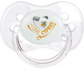 I Love Cyprus Sucette Cerise Transparent classique