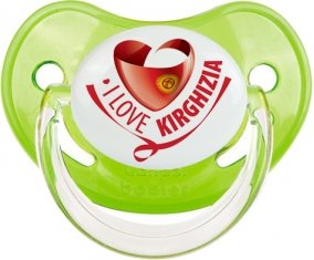 I Love Kirghizia Sucette Physiologique Vert classique