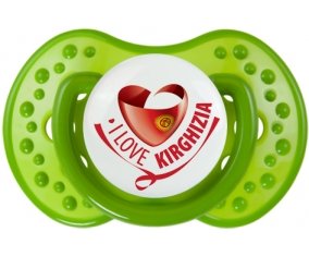 I Love Kirghizia Sucette LOVI Dynamic Vert classique