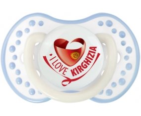 I Love Kirghizia Sucette LOVI Dynamic Blanc-cyan classique