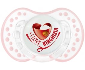 I Love Kirghizia Sucette LOVI Dynamic Retro-blanc-rose-tendre classique