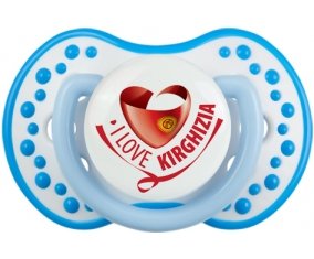 I Love Kirghizia Sucette LOVI Dynamic Blanc-bleu phosphorescente