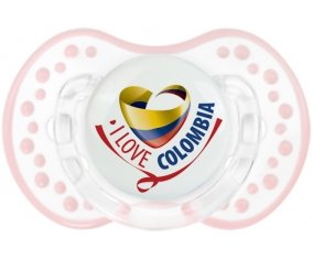 I Love Colombia Sucete LOVI Dynamic Retro-blanc-rose-tendre classique