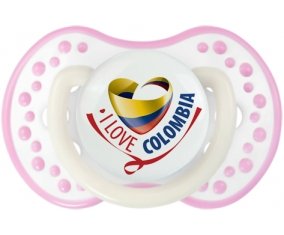 I Love Colombia Sucete LOVI Dynamic Blanc-rose phosphorescente