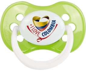 I Love Colombia Sucete Anatomique Vert classique