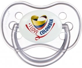 I Love Colombia Sucete Anatomique Transparente classique