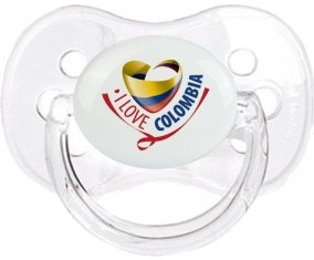 I Love Colombia Sucete Cerise Transparent classique