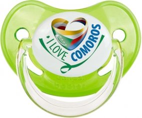I Love Comoros Sucete Physiologique Vert classique