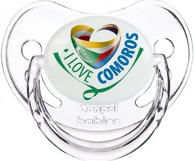 I Love Comoros Sucete Physiologique Transparent classique