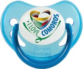 I Love Comoros Sucete Physiologique Bleue phosphorescente