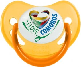 I Love Comoros Sucete Physiologique Jaune phosphorescente