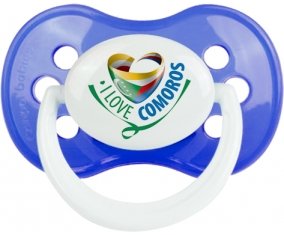 I Love Comoros : Sucette Anatomique personnalisée